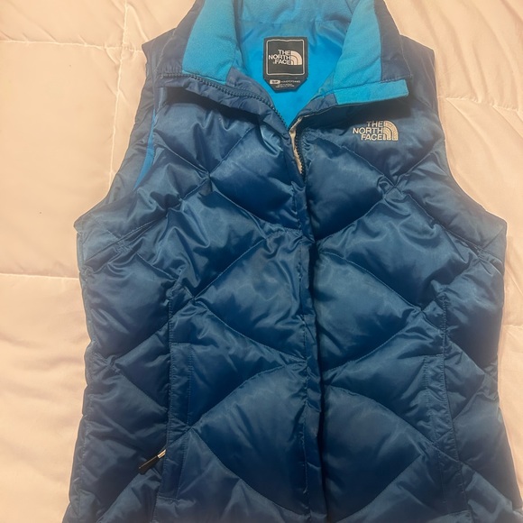Womans Blue North Face Best Size Small - Picture 3 of 4